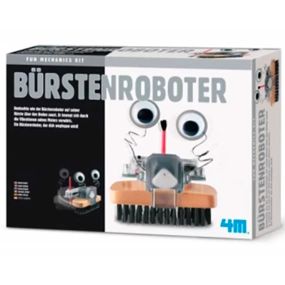 * 4M Jogo De Tabuleiro Cientifico Criar Um Robo De Limpeza< Brinquedos Roboticos