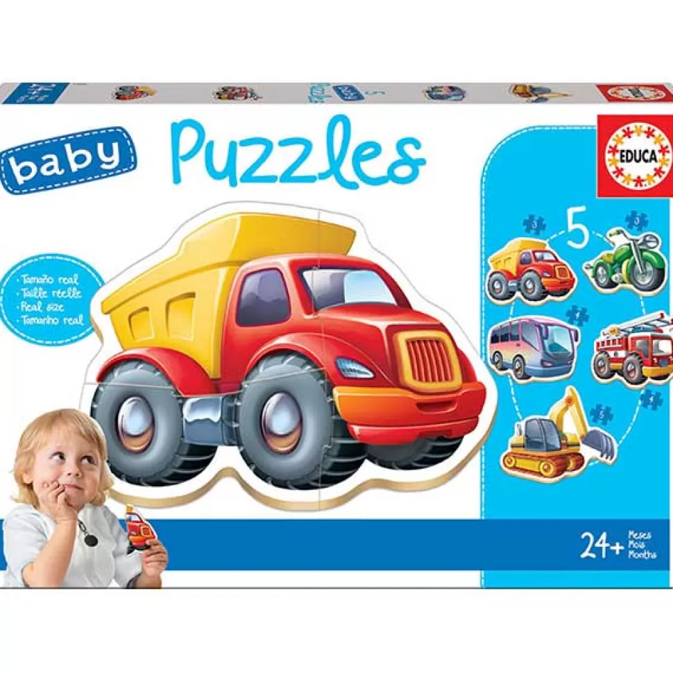 Flash Sale Brinquedos Educa Borras Baby Puzzle Veiculos