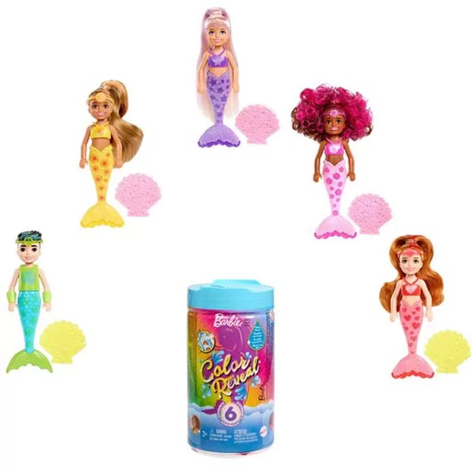 Best Brinquedos Barbie Barbie Chelsea Color Reveal Sereia Arco-Iris