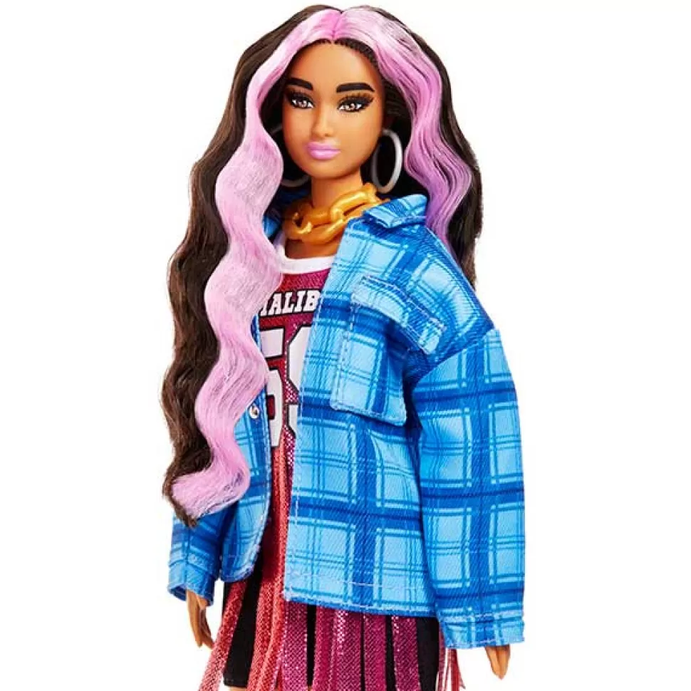 Hot Brinquedos Barbie Barbie Extra Boneca Morena Articulada Com Camisola De Basquete