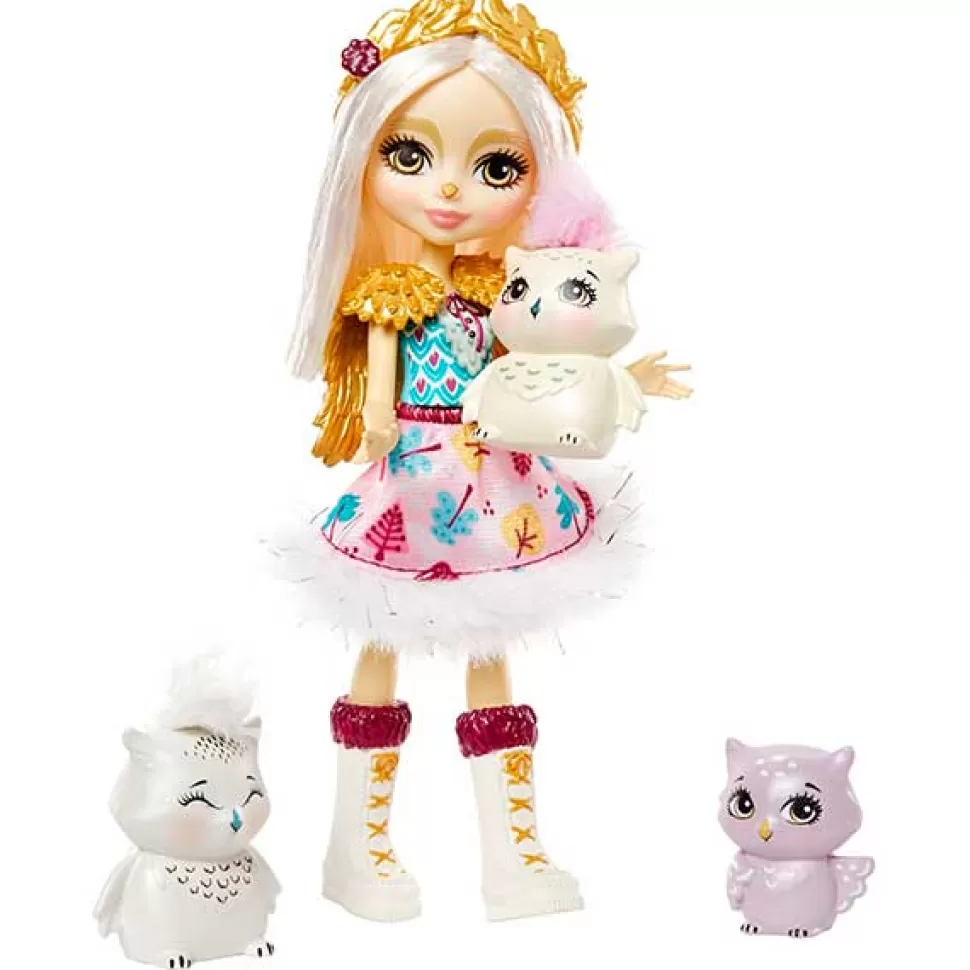 Best Sale Brinquedos Enchantimals Boneca Enchantimals Odele Owl Com Familia De Animais De Estimacao