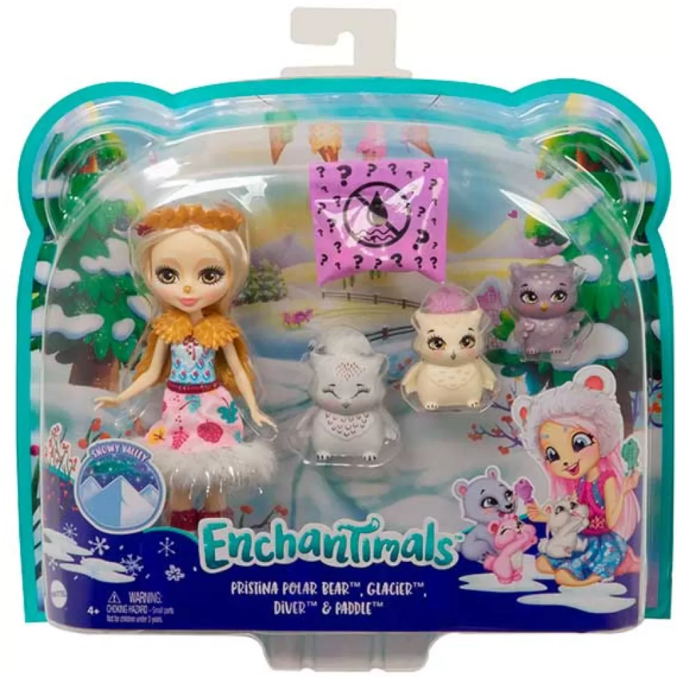 Best Sale Brinquedos Enchantimals Boneca Enchantimals Odele Owl Com Familia De Animais De Estimacao