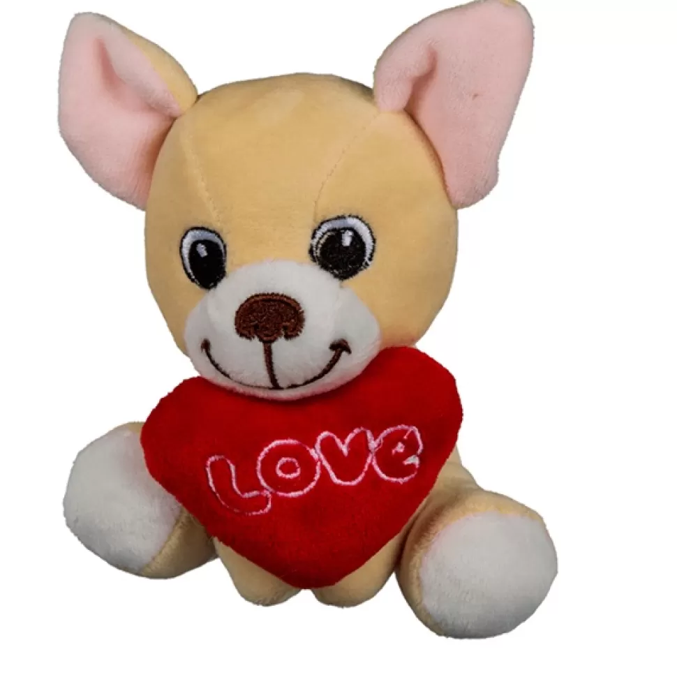 Shop Brinquedos Out Of The Blue Cachorro De Pelucia Com Coracao 14Cm