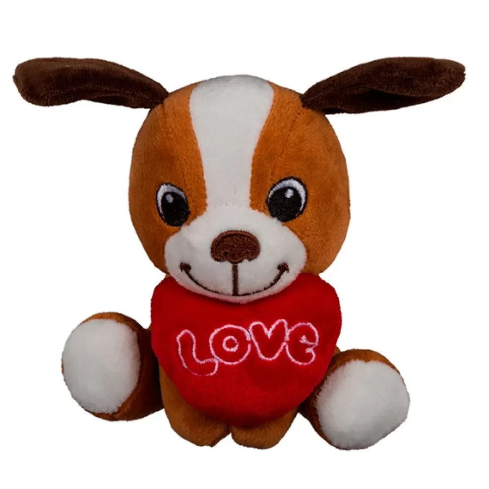 Shop Brinquedos Out Of The Blue Cachorro De Pelucia Com Coracao 14Cm