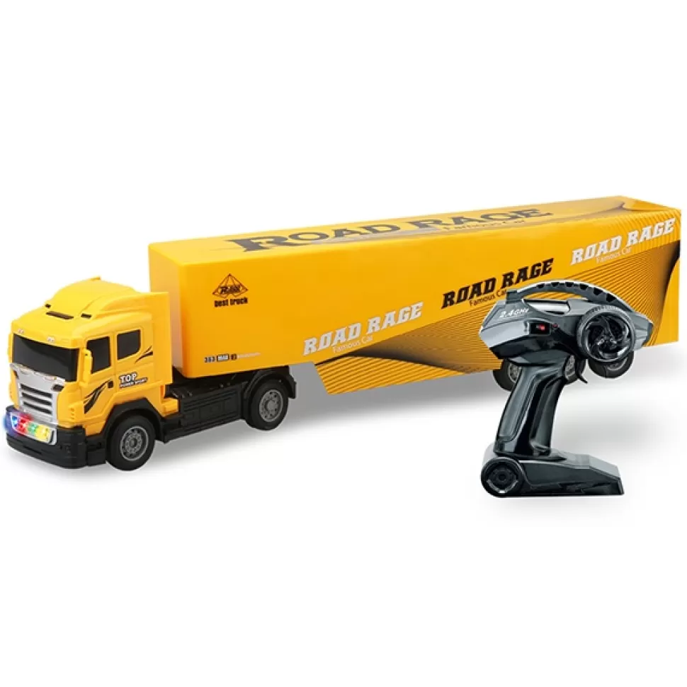 * Caminhao Rc Rally Truck Com Luzes 50Cm< Brinquedos De Camiões