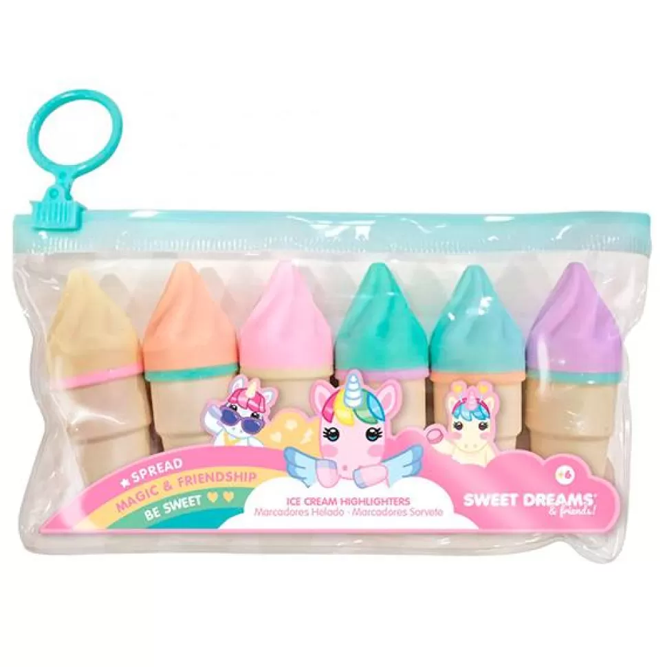 Brinquedos Kids Euroswan Conjunto 6 Marcadores Sorvete Sweet Dreams< Brinquedos Unicórnios
