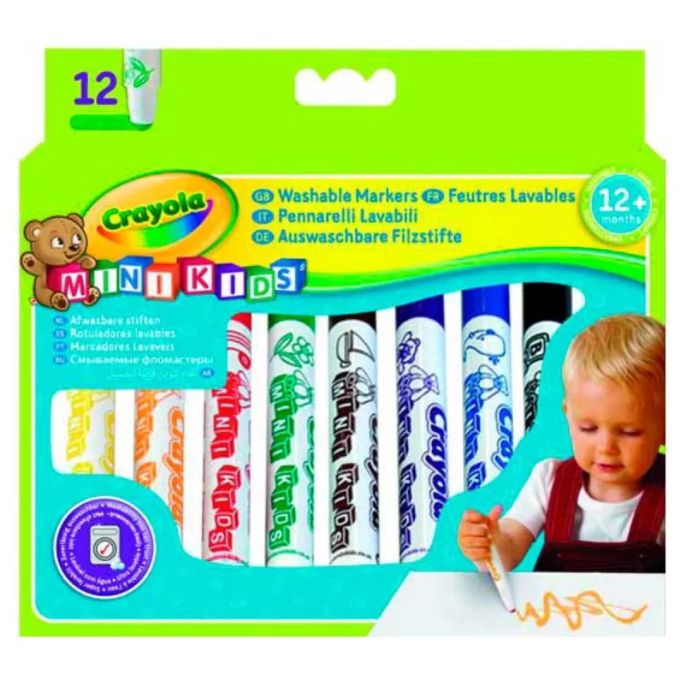 Clearance Brinquedos Crayola Crayola Caixa De 12 Rotuladores Lavables ??Grossos