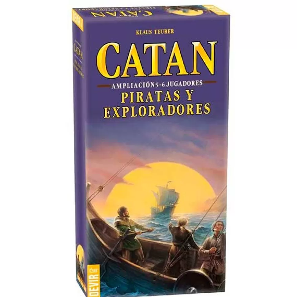 Flash Sale Brinquedos Devir Devir Jogo De Tabuleiro Catan Expansao Piratas 5-6 Jogadores