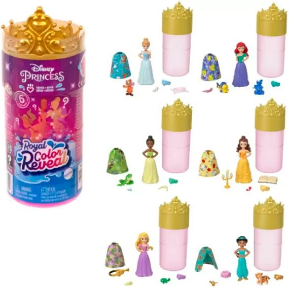 New Brinquedos Disney Disney Princesa Mini Royal Color Reveal