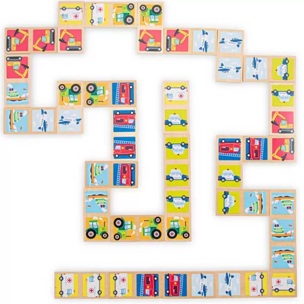 Hot Brinquedos New Classic Toys Domino Veiculos De Madeira
