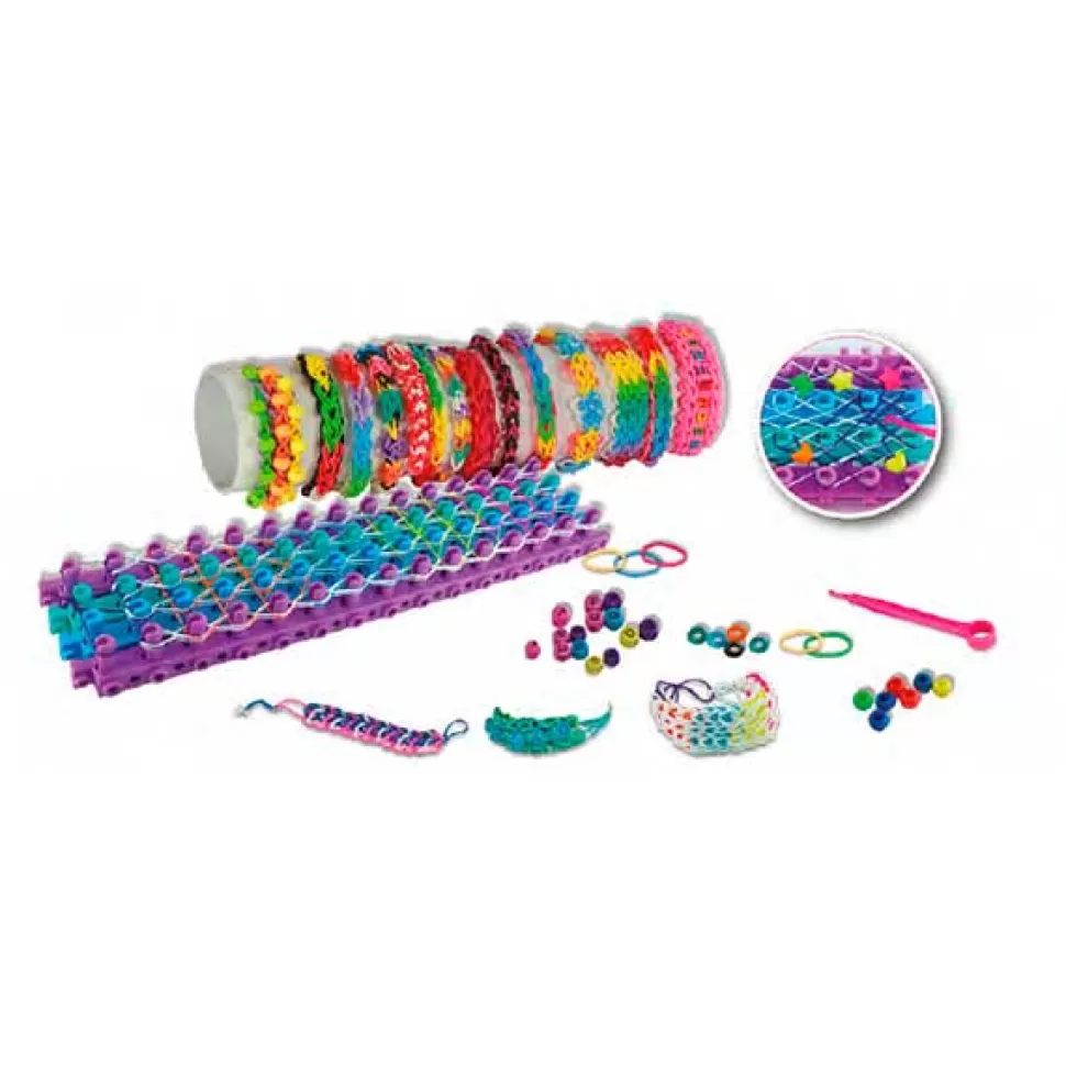 Flash Sale Brinquedos Nice Elasticolor Mega Set Criar Pulseiras