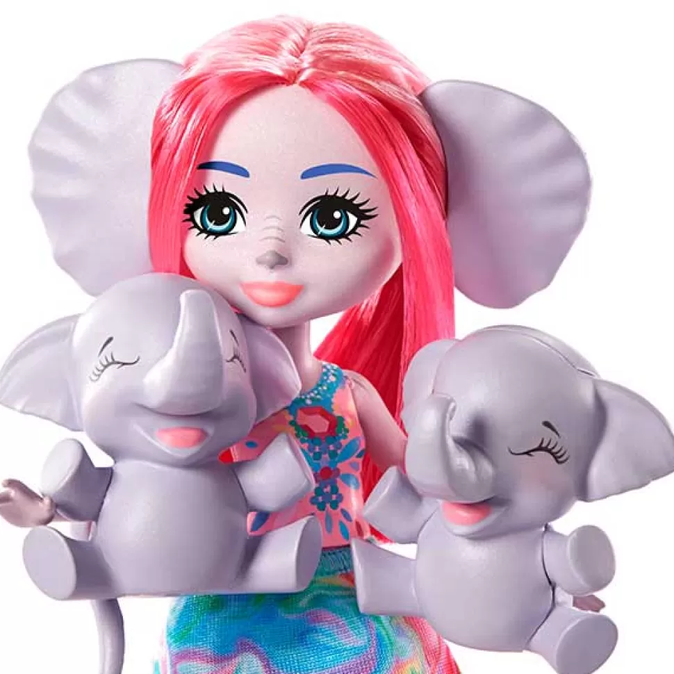 Hot Brinquedos Enchantimals Enchantimals Boneca Esmeralda E Elefante