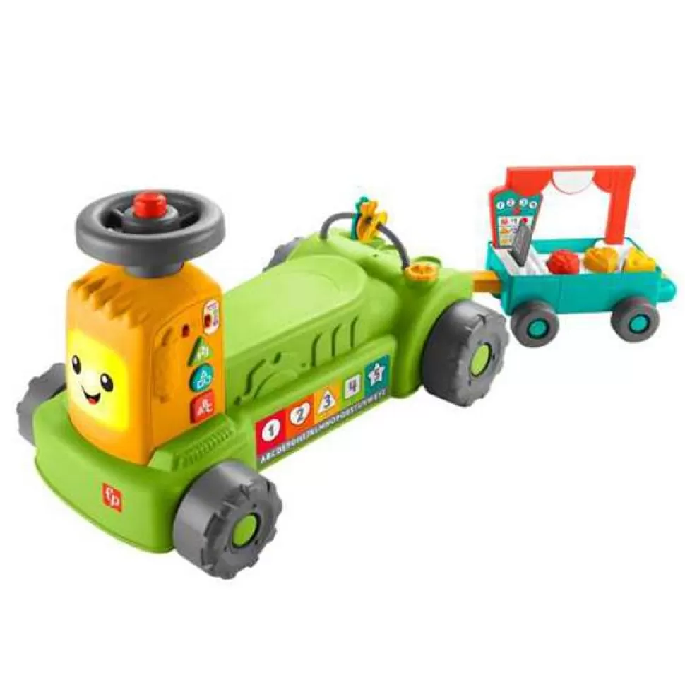 Brinquedos Fisher Price Fisher-Price Ria E Aprenda Trator Transformavel 4 Em 1< Brinquedos De Tratores