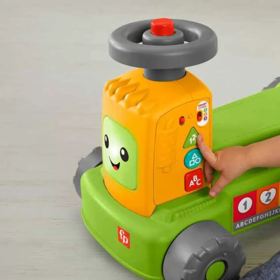 Brinquedos Fisher Price Fisher-Price Ria E Aprenda Trator Transformavel 4 Em 1< Brinquedos De Tratores