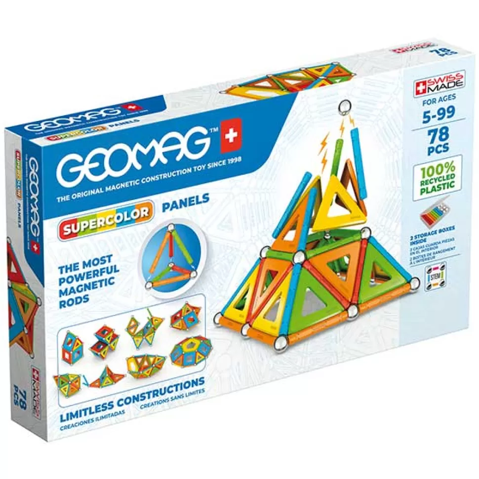 Clearance Brinquedos Geomag Geomag 78P Green Super Colors