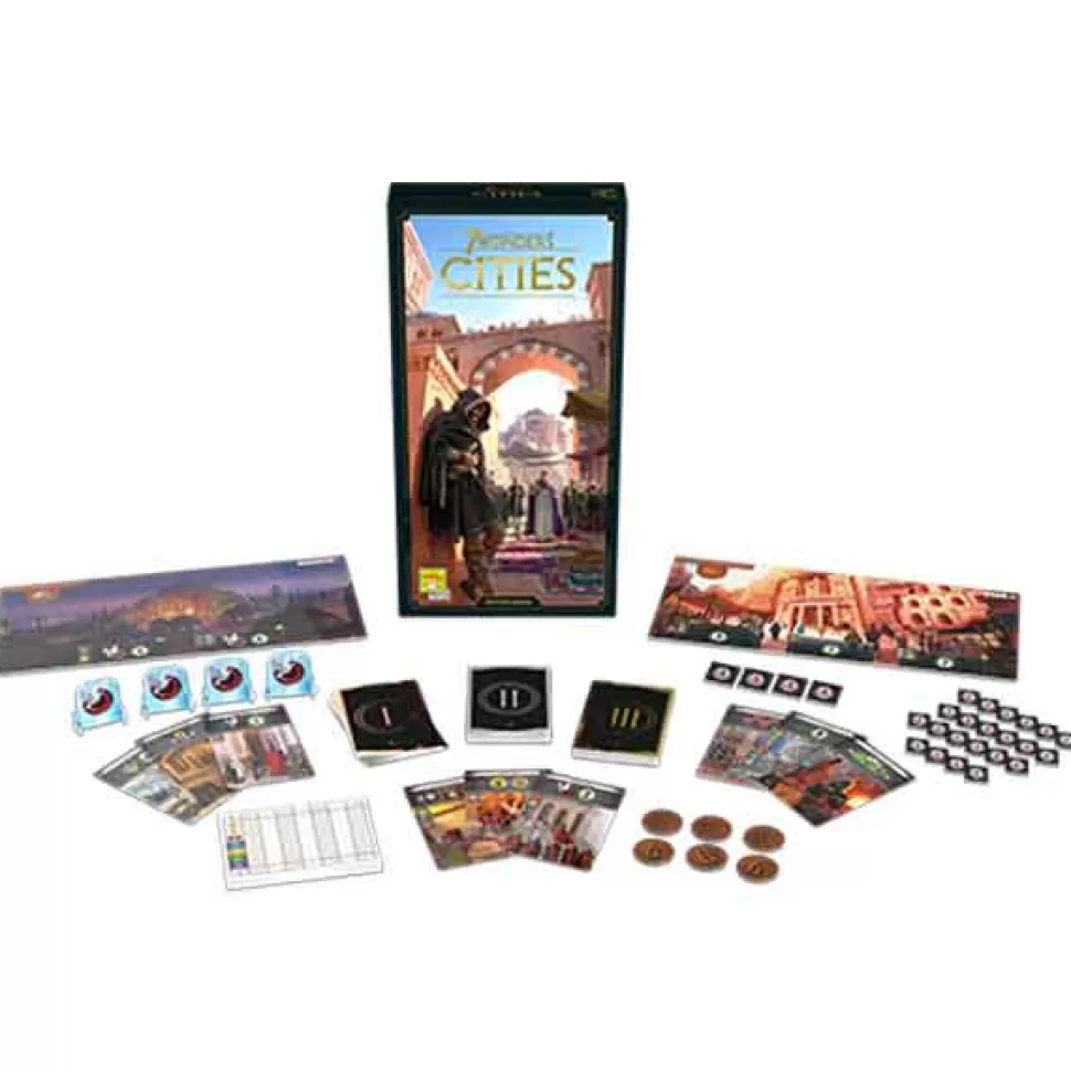 New Jogos de tabuleiro Asmodee Jogo 7 Maravilhas-Cidades Nova Edicao