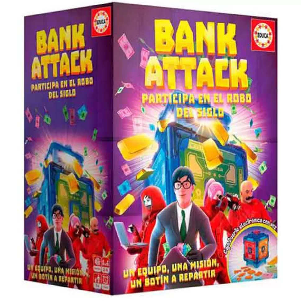 Flash Sale Brinquedos Educa Borras Jogo De Tabuleiro Bank Attack