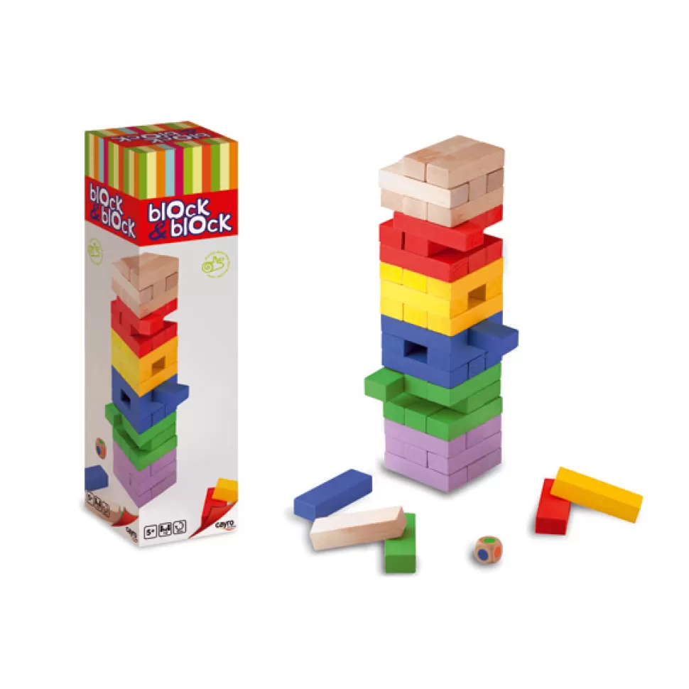 Hot Brinquedos Cayro Jogo De Tabuleiro Block A Block Cors