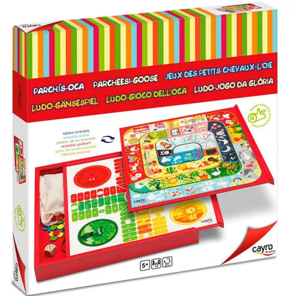 Outlet Brinquedos Cayro Jogo De Tabuleiro Parchis E Jogo De Ganso Games For Kids