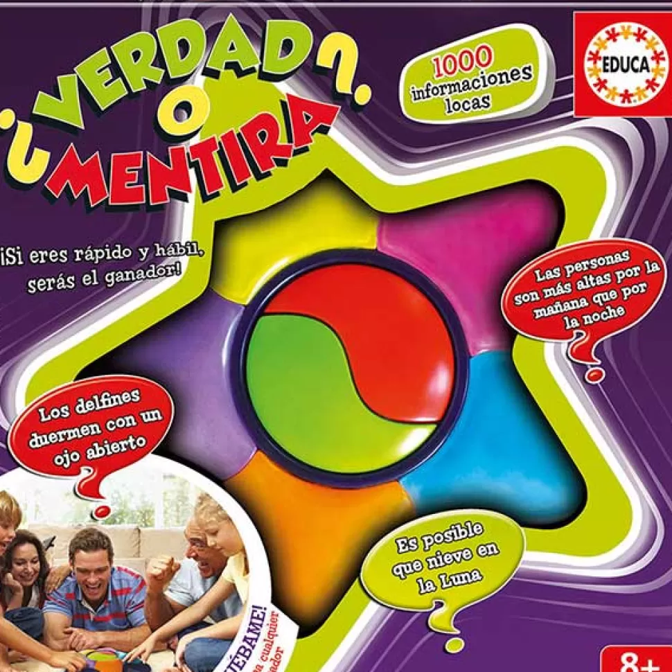 Sale Brinquedos Educa Borras Jogo De Tabuleiro Verdade Ou Mentira