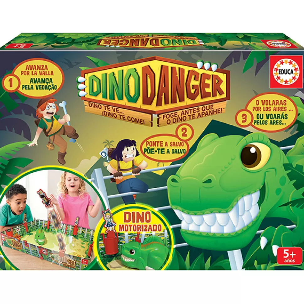 Fashion Brinquedos Educa Borras Jogo Dino Danger