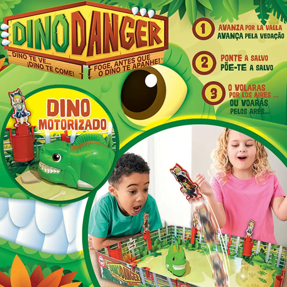 Fashion Brinquedos Educa Borras Jogo Dino Danger