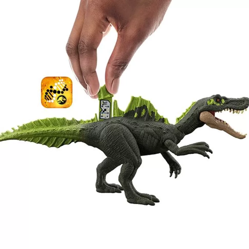 Brinquedos Jurassic World Jurassic World Dominion Figura Dinossauro Ichtthyovenator Roar Strikes< Brinquedos De Dinossauros