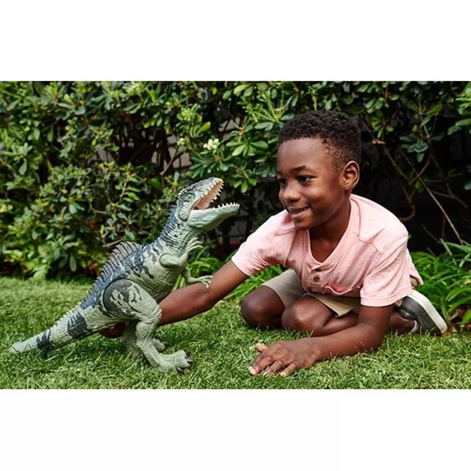 Brinquedos Jurassic World Jurassic World Dominion Strike N' Roar Figura Dinossauro Giganotosaurus Gigante 50Cm< Brinquedos De Dinossauros