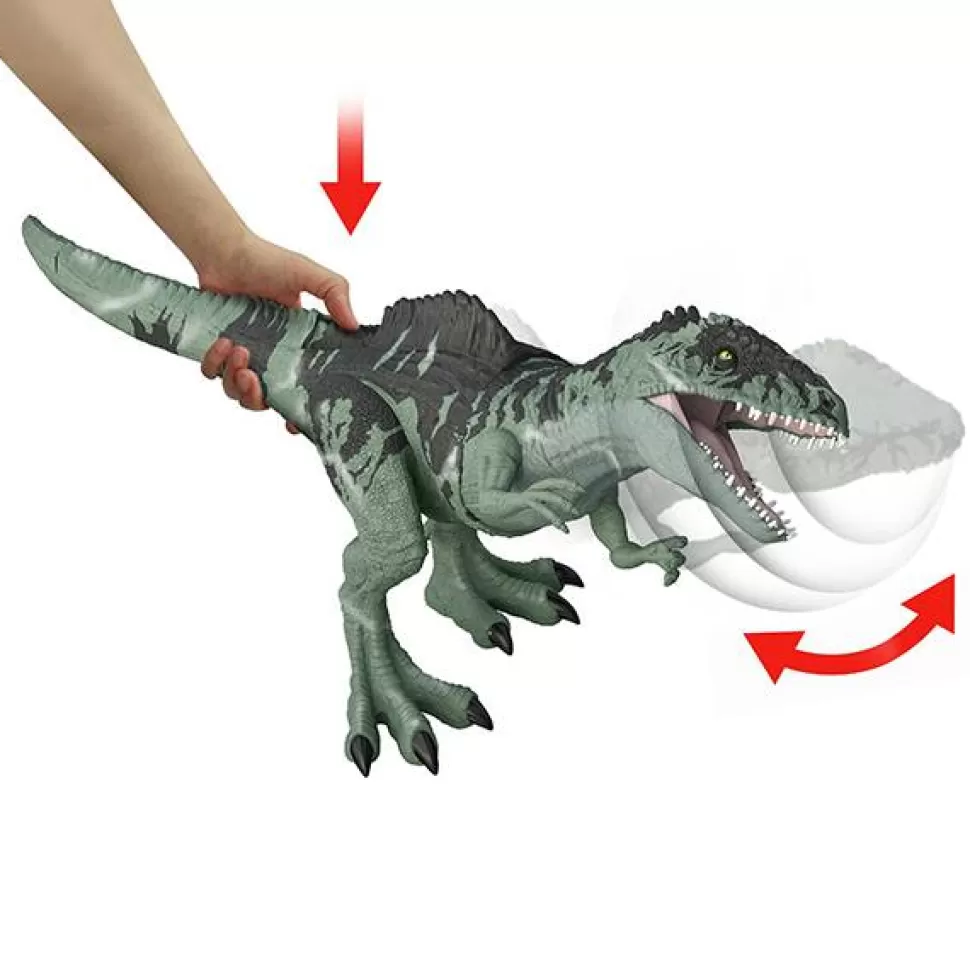 Brinquedos Jurassic World Jurassic World Dominion Strike N' Roar Figura Dinossauro Giganotosaurus Gigante 50Cm< Brinquedos De Dinossauros