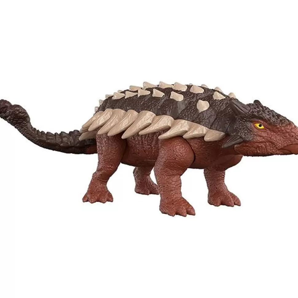 Brinquedos Jurassic World Jurassic World Figura Dinossauro Anquilossauro Ruge E Ataca Com Sons< Brinquedos De Dinossauros
