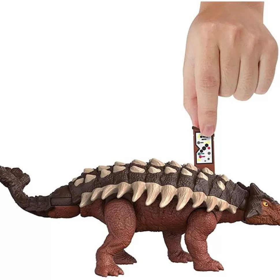 Brinquedos Jurassic World Jurassic World Figura Dinossauro Anquilossauro Ruge E Ataca Com Sons< Brinquedos De Dinossauros