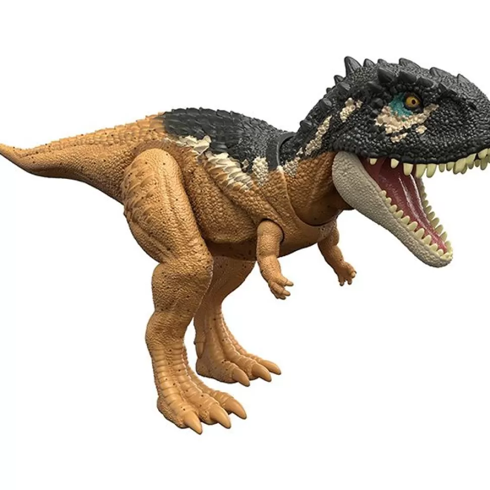 Brinquedos Jurassic World Jurassic World Figura Dinossauro Skorpiovenator Ruge E Ataca Com Sons< Brinquedos De Dinossauros