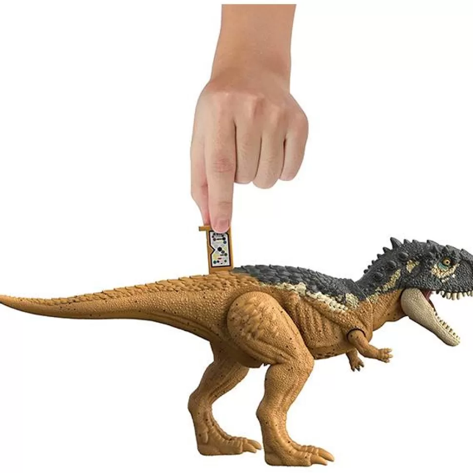 Brinquedos Jurassic World Jurassic World Figura Dinossauro Skorpiovenator Ruge E Ataca Com Sons< Brinquedos De Dinossauros