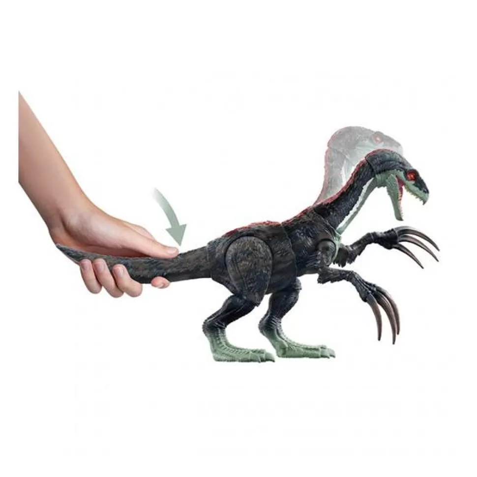 Brinquedos Jurassic World Jurassic World Figura Dinossauro Slasher Therizinosaurus Fugitivo Com Son< Brinquedos De Dinossauros