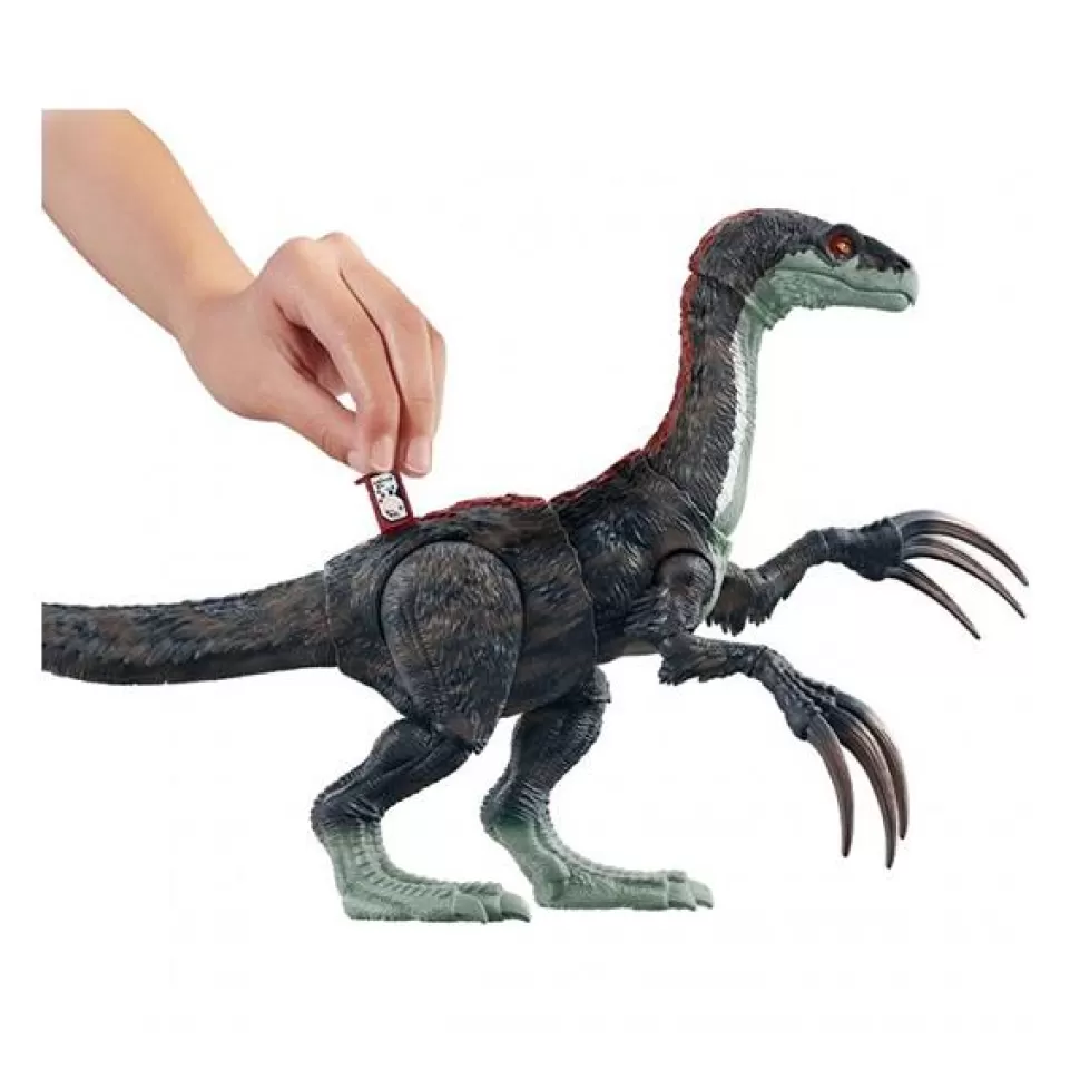 Brinquedos Jurassic World Jurassic World Figura Dinossauro Slasher Therizinosaurus Fugitivo Com Son< Brinquedos De Dinossauros