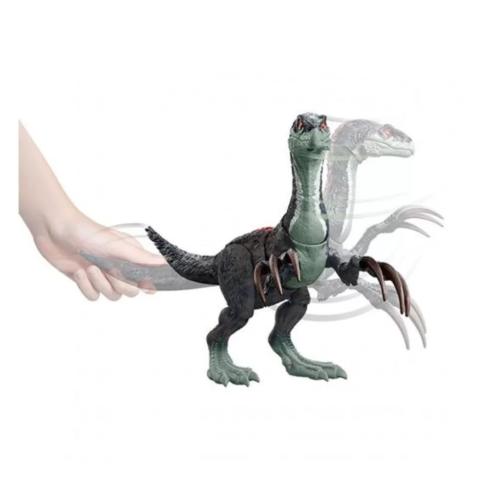 Brinquedos Jurassic World Jurassic World Figura Dinossauro Slasher Therizinosaurus Fugitivo Com Son< Brinquedos De Dinossauros