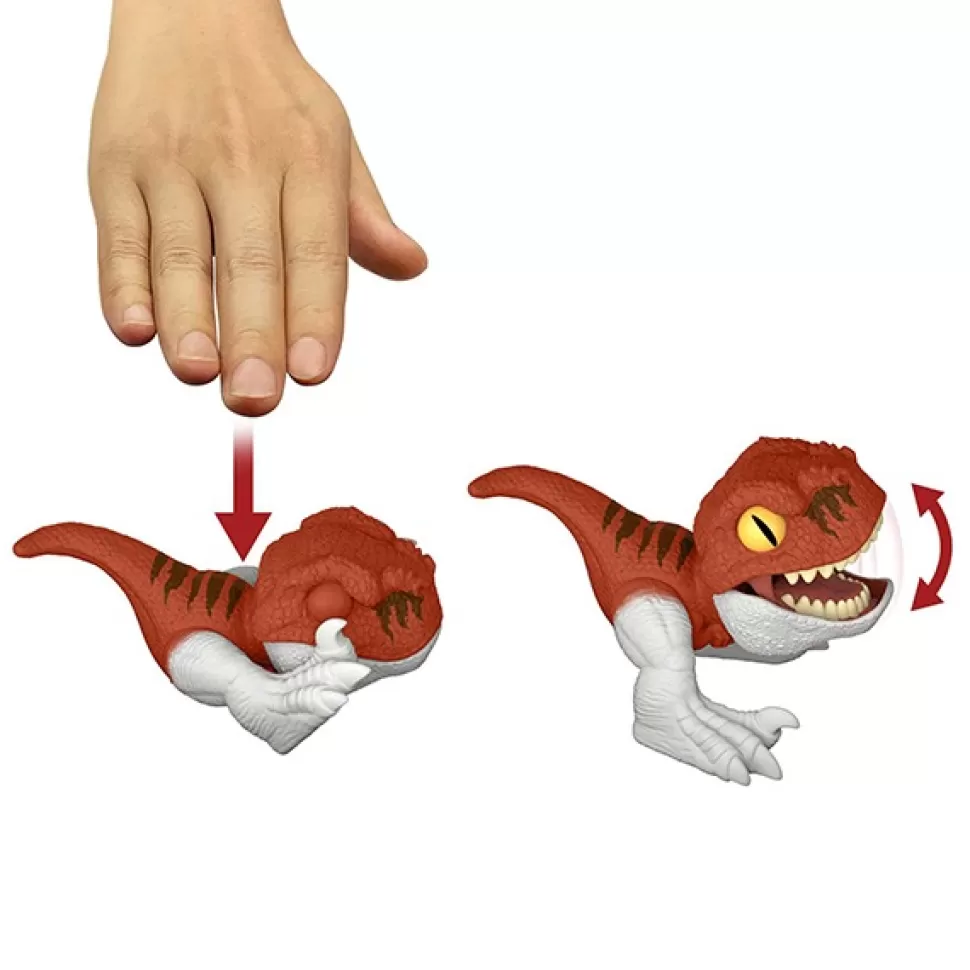 Brinquedos Jurassic World Jurassic World Mini Figura Dinossauro Atrociraptor Wild Pop< Brinquedos De Dinossauros