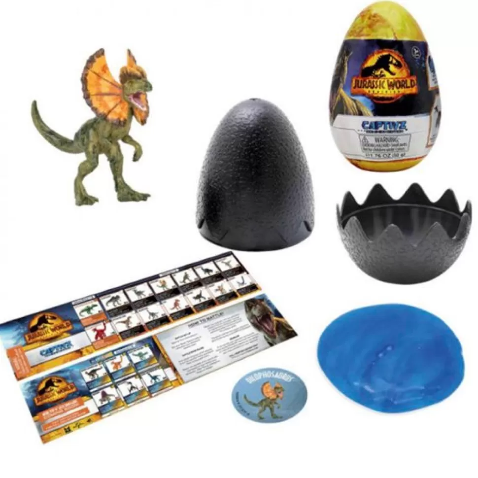 Brinquedos Jurassic World Jurassic World Ovo Com Figura De Dinossauro E Slime< Brinquedos De Slime
