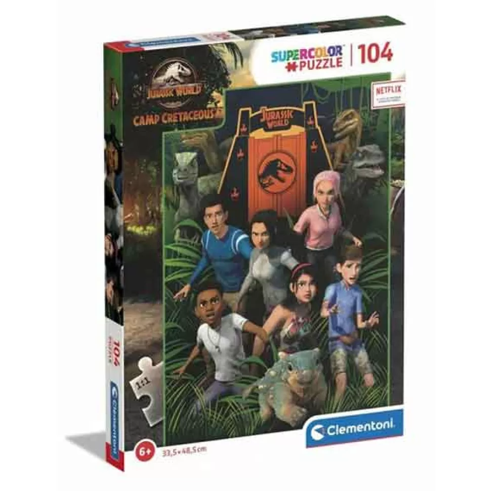 Brinquedos Jurassic World Jurassic World Puzzle Camp Cretaceous 104P< Puzzles De Dinossauros