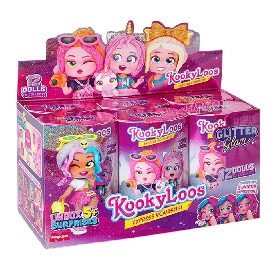 New Brinquedos Kookyloos Kookyloos Boneca Surpresa Glitter Glam