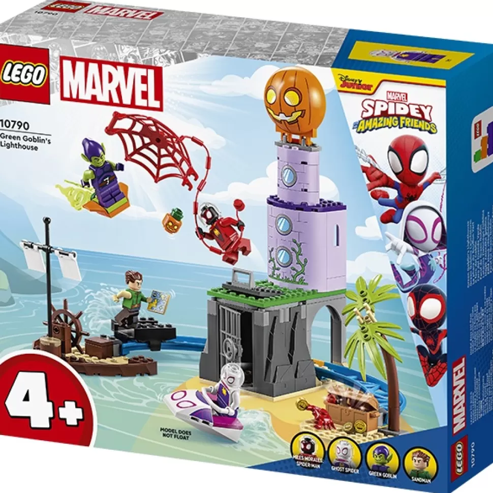 Brinquedos Lego Marvel Super Heroes Lego 10790 Spidey Equipa Spidey No Farol De Green Goblin< Brinquedos De Dragões