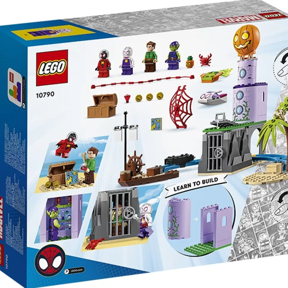 Brinquedos Lego Marvel Super Heroes Lego 10790 Spidey Equipa Spidey No Farol De Green Goblin< Brinquedos De Dragões