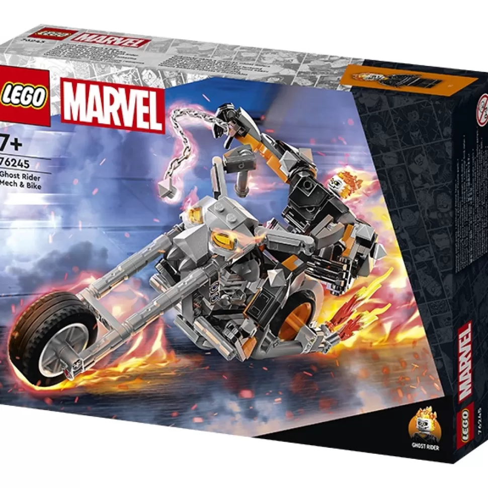 Brinquedos Lego Marvel Super Heroes Lego 76245 Super Heroes Marvel Mech E Mota Do Ghost Rider< Brinquedos De Dragões
