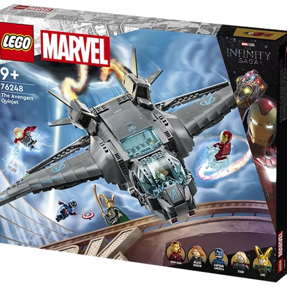 Brinquedos Lego Marvel Super Heroes Lego 76248 Super Heroes Marvel O Quinjet Dos Vingadores< Brinquedos De Dragões