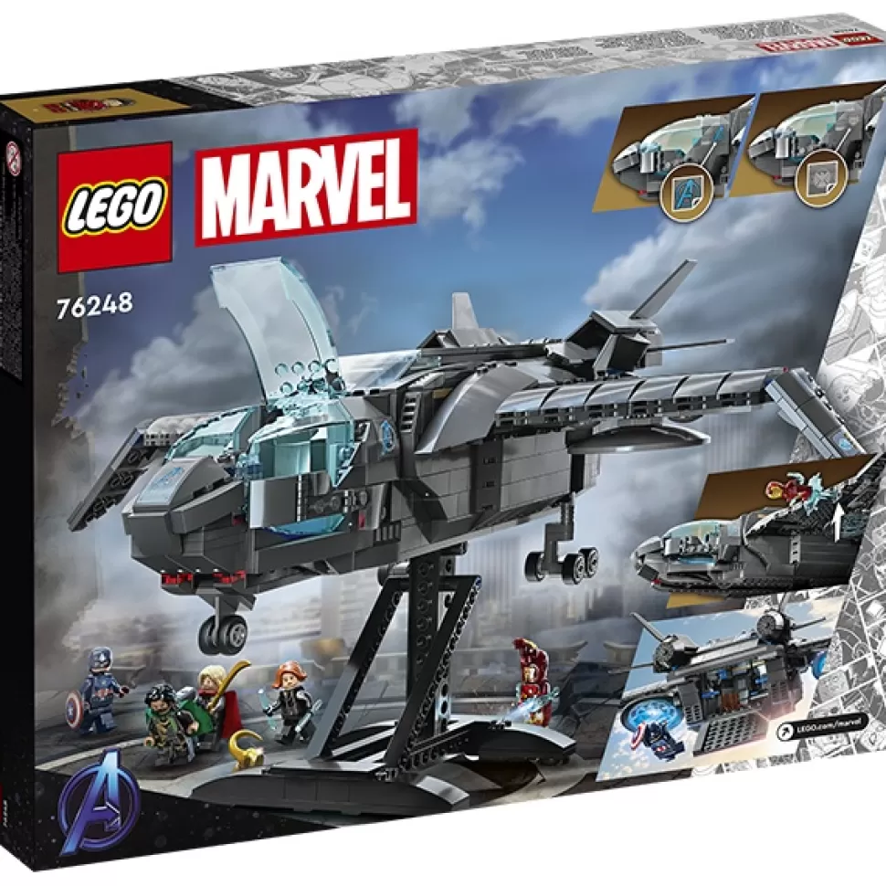 Brinquedos Lego Marvel Super Heroes Lego 76248 Super Heroes Marvel O Quinjet Dos Vingadores< Brinquedos De Dragões