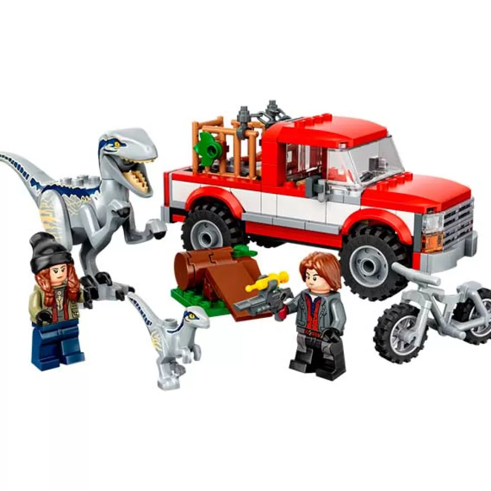 Brinquedos Lego Jurassic World Lego 76946 Jurassic World Captura De Velociraptores Azuis E Beta< Brinquedos De Dinossauros