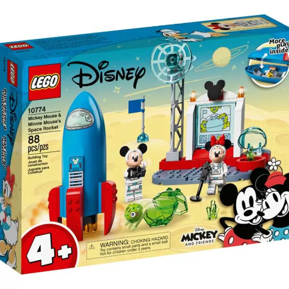 Brinquedos Lego Disney Lego Disney 10774 Foguete Espacial Mickey Mouse E Minnie Mouse< Brinquedos De Aviões