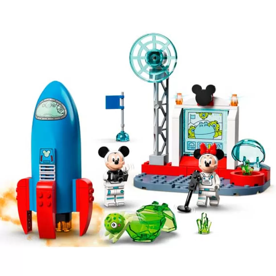 Brinquedos Lego Disney Lego Disney 10774 Foguete Espacial Mickey Mouse E Minnie Mouse< Brinquedos De Aviões