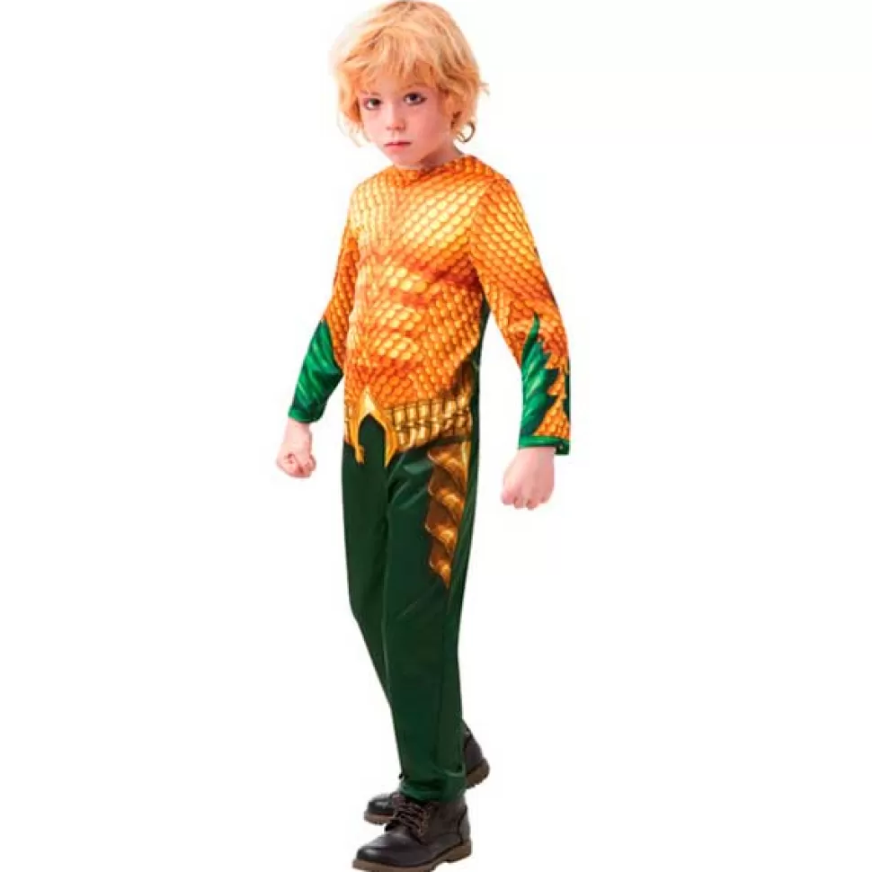 Online Brinquedos Liga da Justiça Liga De La Justicia Disfarce Aquaman Classic 7-8 Anos