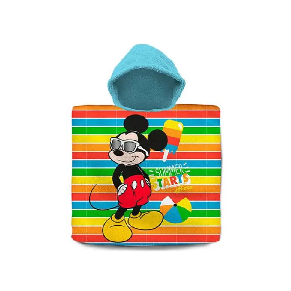 Brinquedos Mickey Mouse Mickey Poncho Algodao 120Cm< Brinquedos Piscina